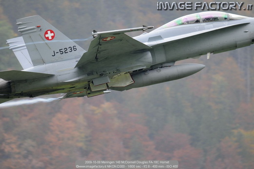 2009-10-08 Meiringen 148 McDonnell Douglas FA-18C Hornet